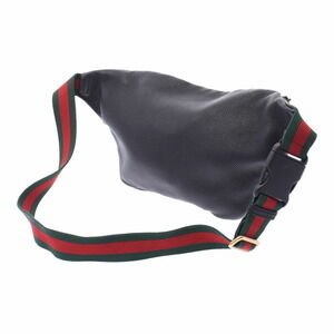 Gucci Belt Bag Leather Body Black